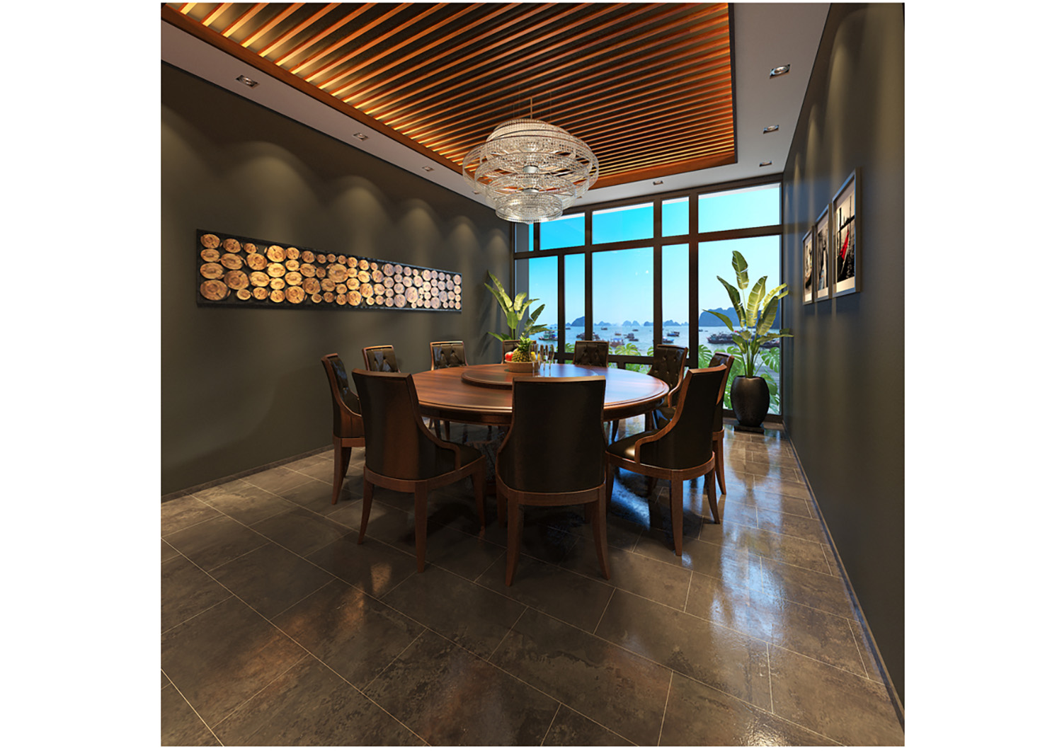 NHÀ HÀNG BIỂN XANH - CẨM PHẢ