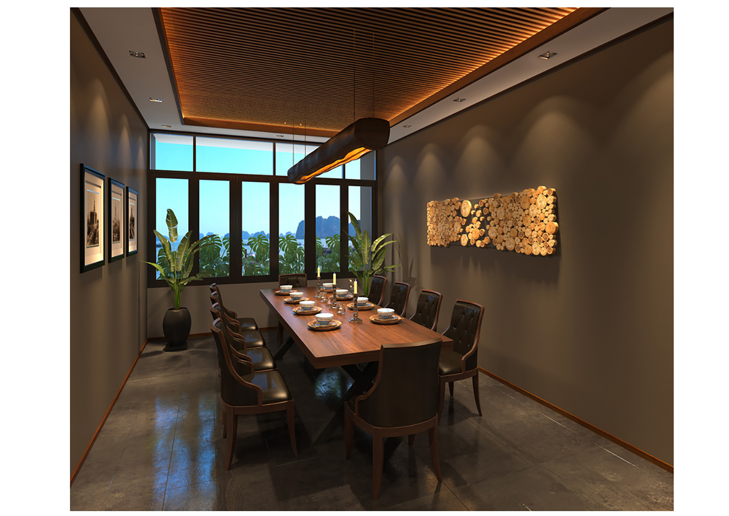 NHÀ HÀNG BIỂN XANH - CẨM PHẢ