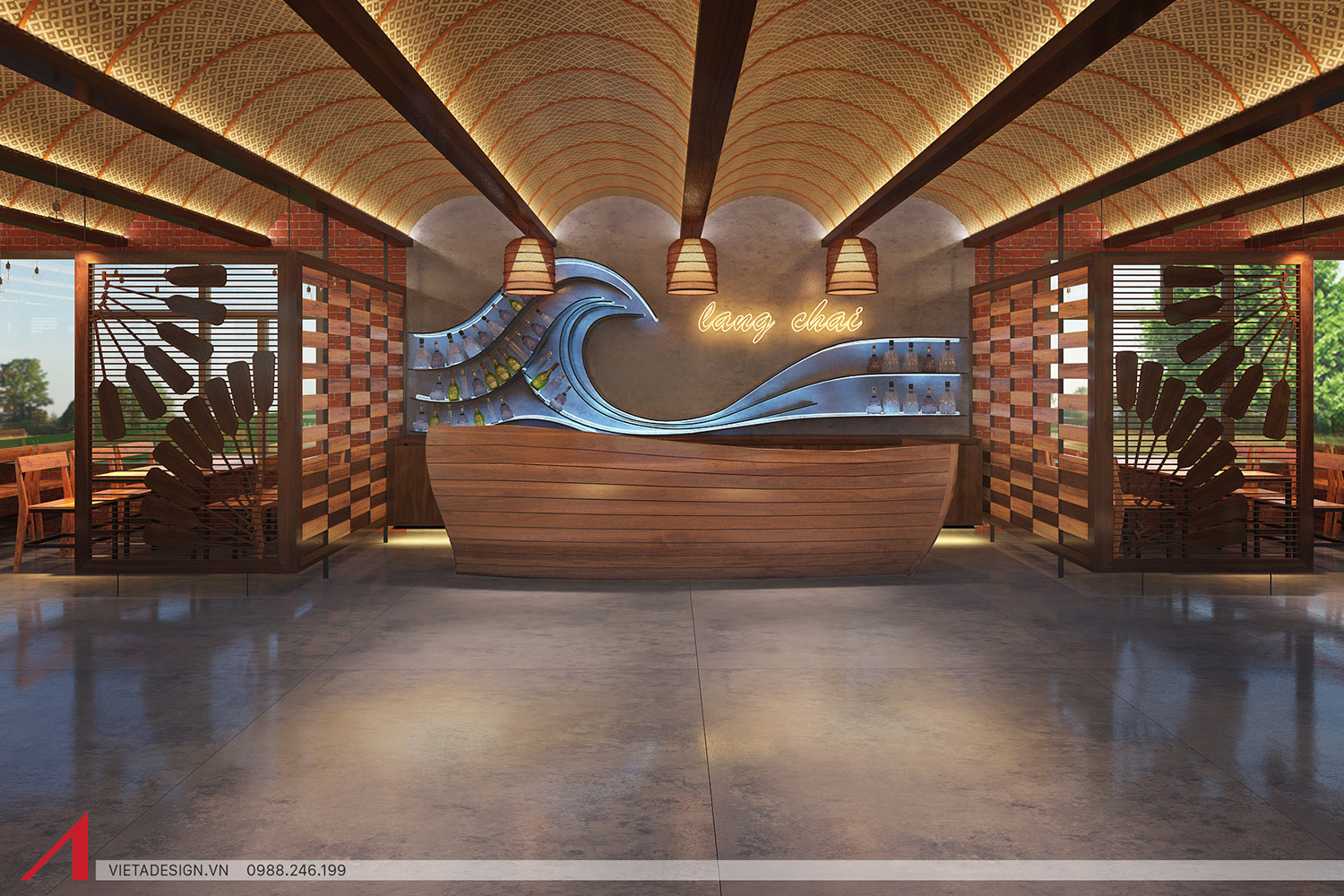 NHÀ HÀNG BIỂN XANH - CẨM PHẢ