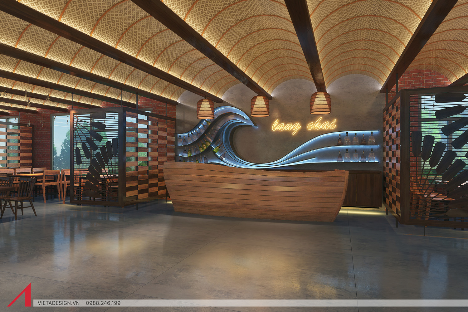 NHÀ HÀNG BIỂN XANH - CẨM PHẢ