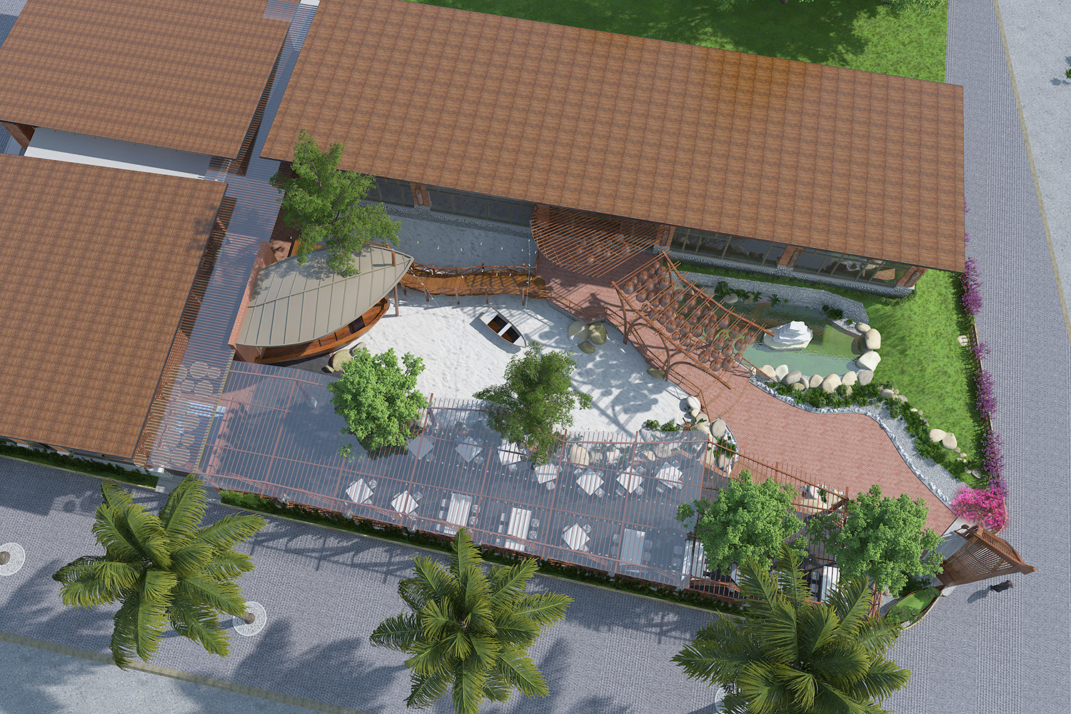 NHÀ HÀNG BIỂN XANH - CẨM PHẢ