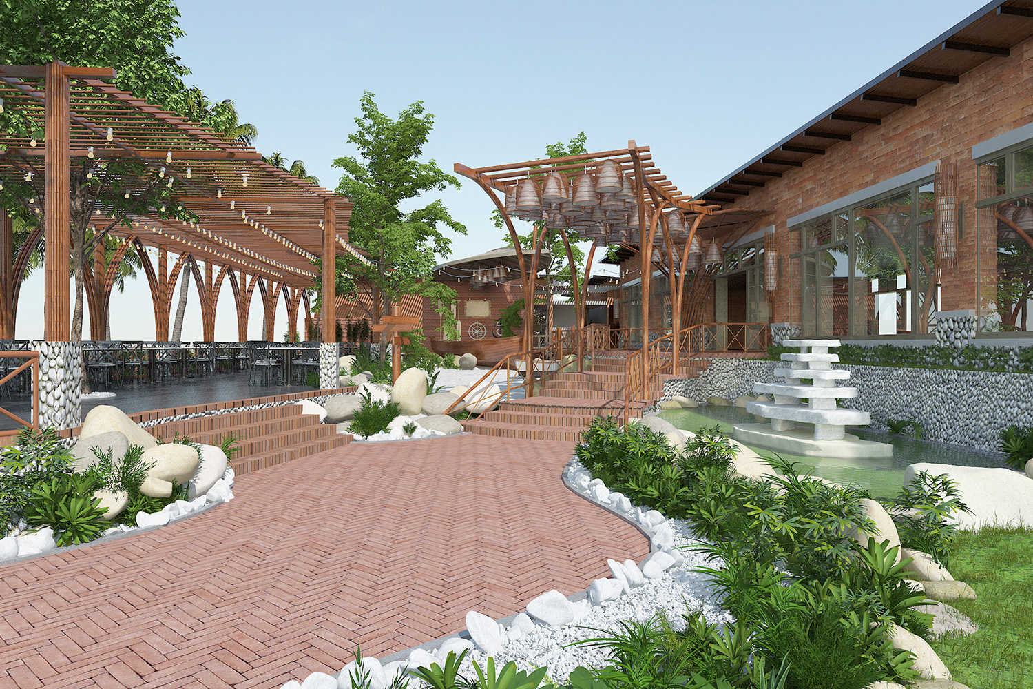 NHÀ HÀNG BIỂN XANH - CẨM PHẢ