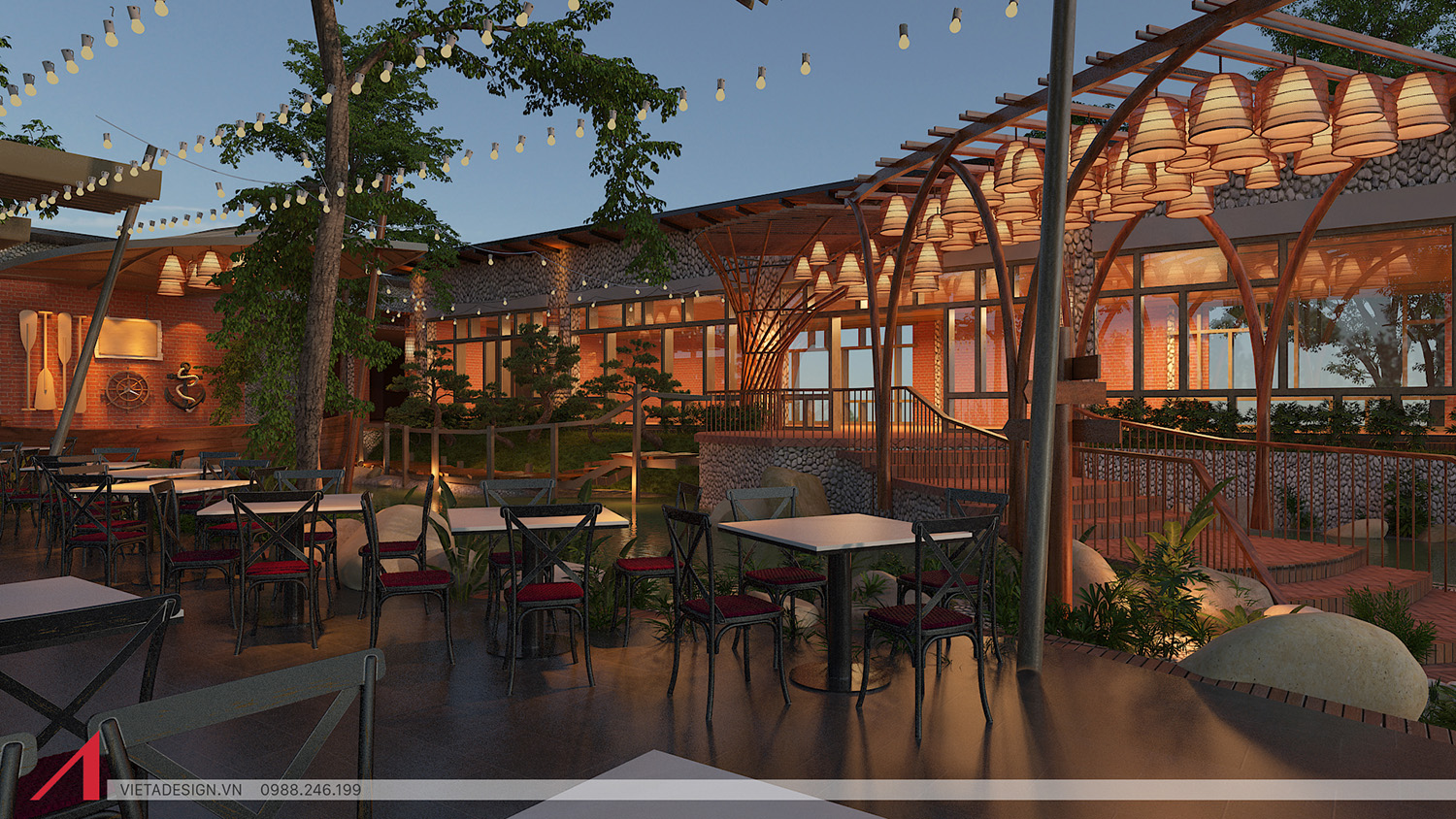 NHÀ HÀNG BIỂN XANH - CẨM PHẢ