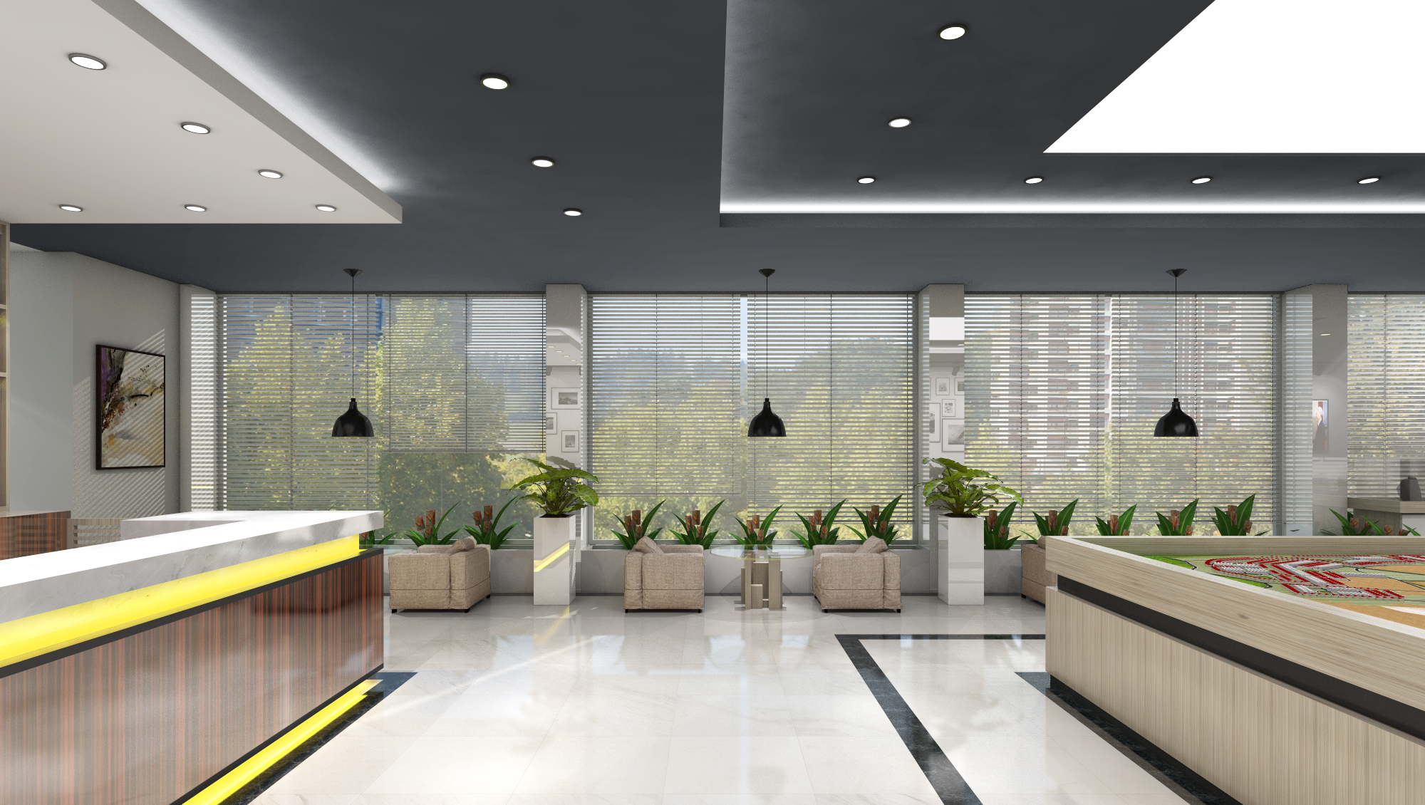 Thi công văn phòng ZYF - Bắc Ninh