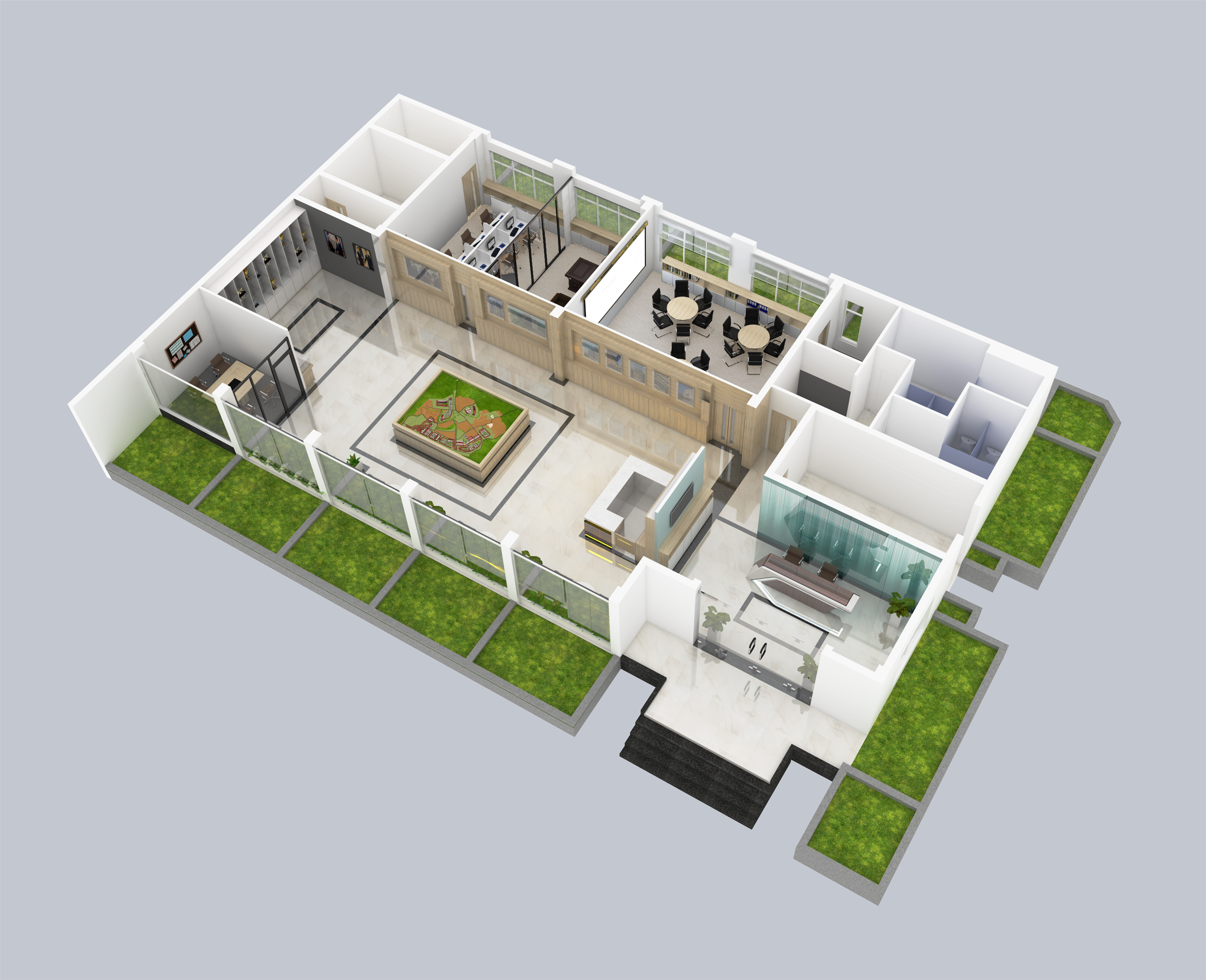 Thi công văn phòng ZYF - Bắc Ninh