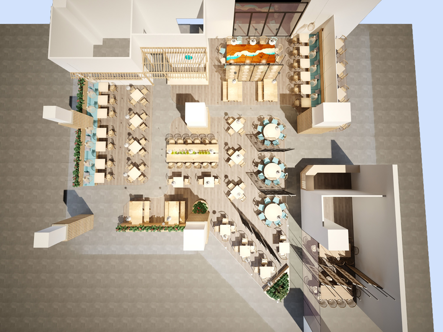 Thi Công Nhà hàng Lê Chân 