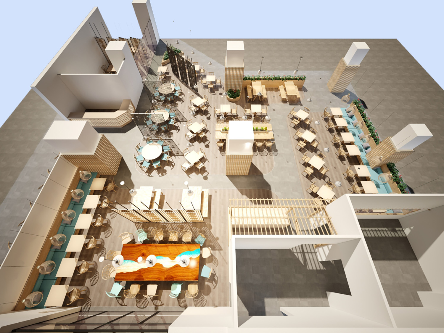 Thi Công Nhà hàng Lê Chân 