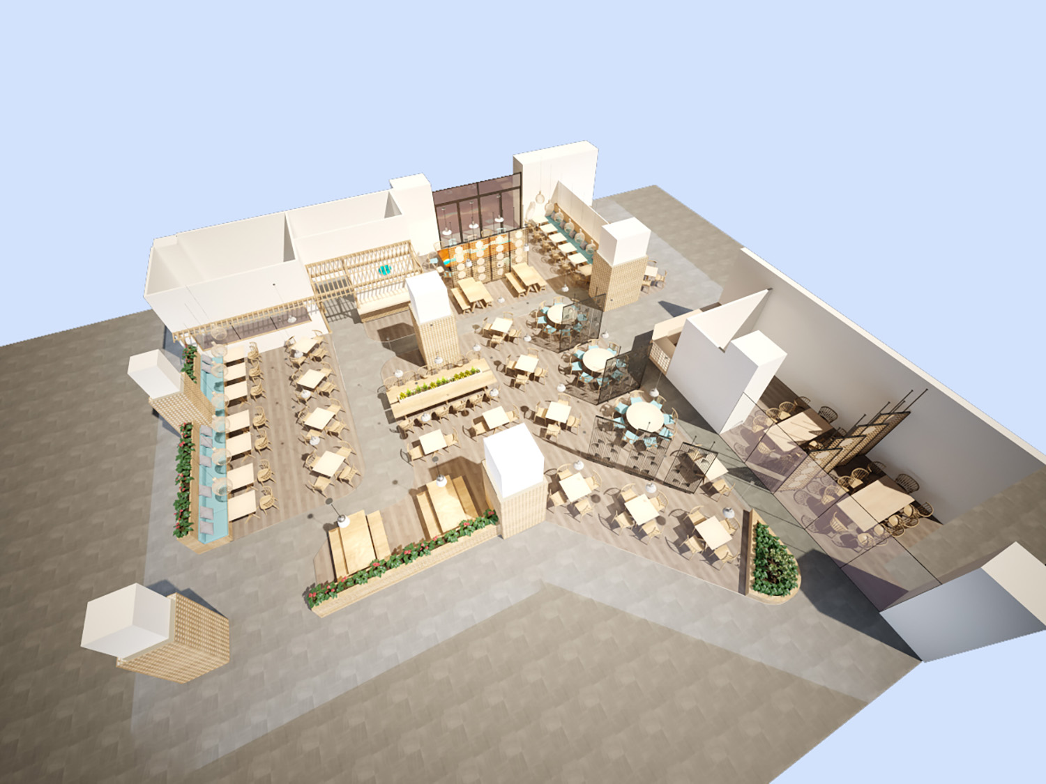 Thi Công Nhà hàng Lê Chân 