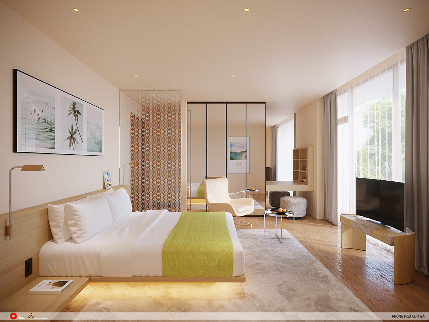 PHÒNG NGỦ - BIỆT THỰ NCG