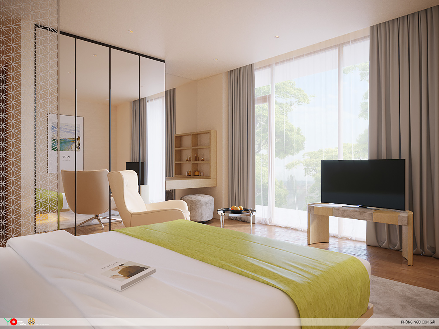 PHÒNG NGỦ - BIỆT THỰ NCG