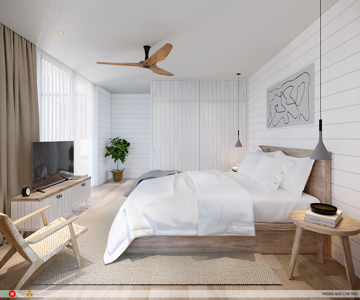 PHÒNG NGỦ - BIỆT THỰ NCG