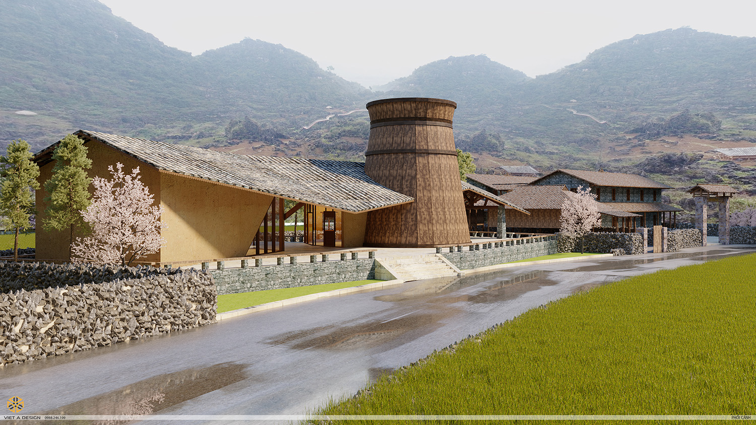 Xưởng rượu Mê cung đá 