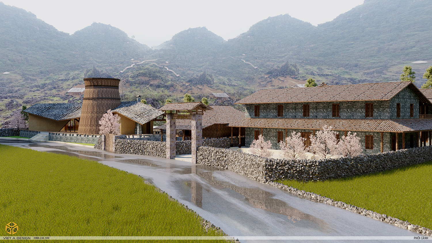 Xưởng rượu Mê cung đá 