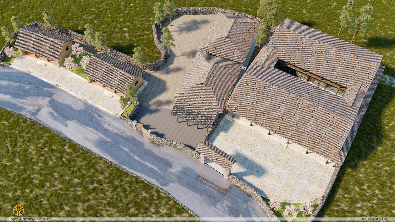 Xưởng rượu Mê cung đá 