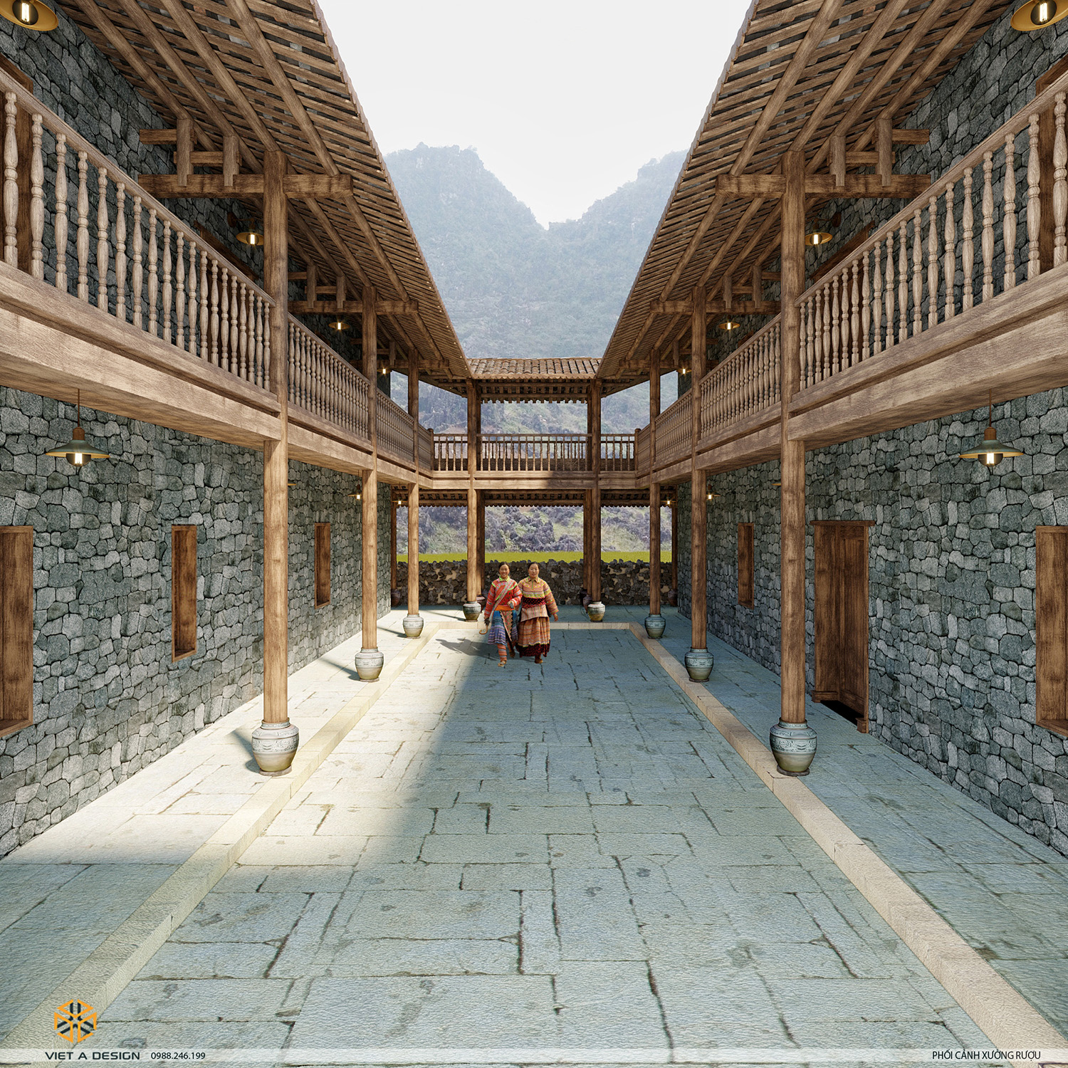 Xưởng rượu Mê cung đá 