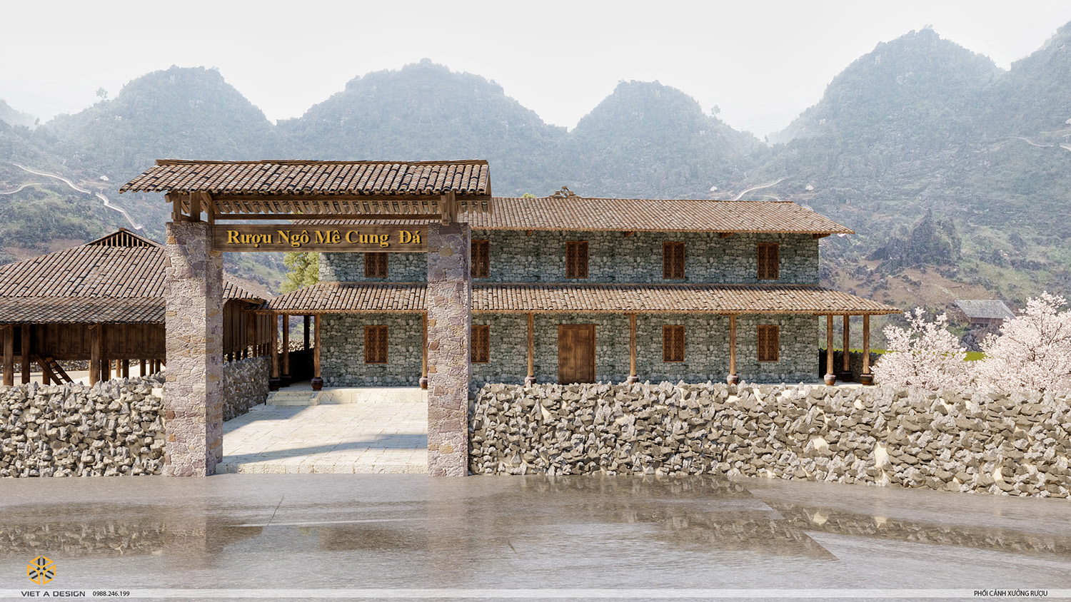 Xưởng rượu Mê cung đá 