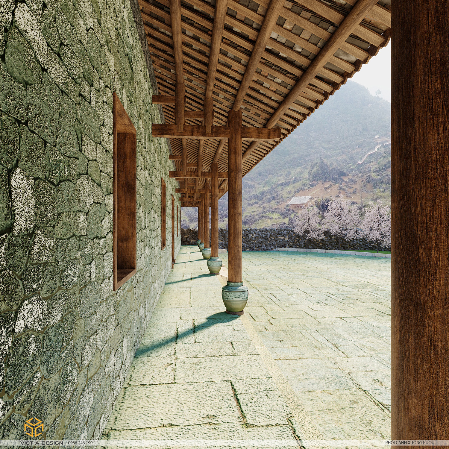 Xưởng rượu Mê cung đá 