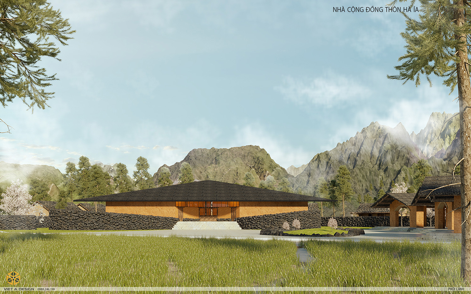 Nhà cộng đồng thôn Hà Ía- Mèo Vạc