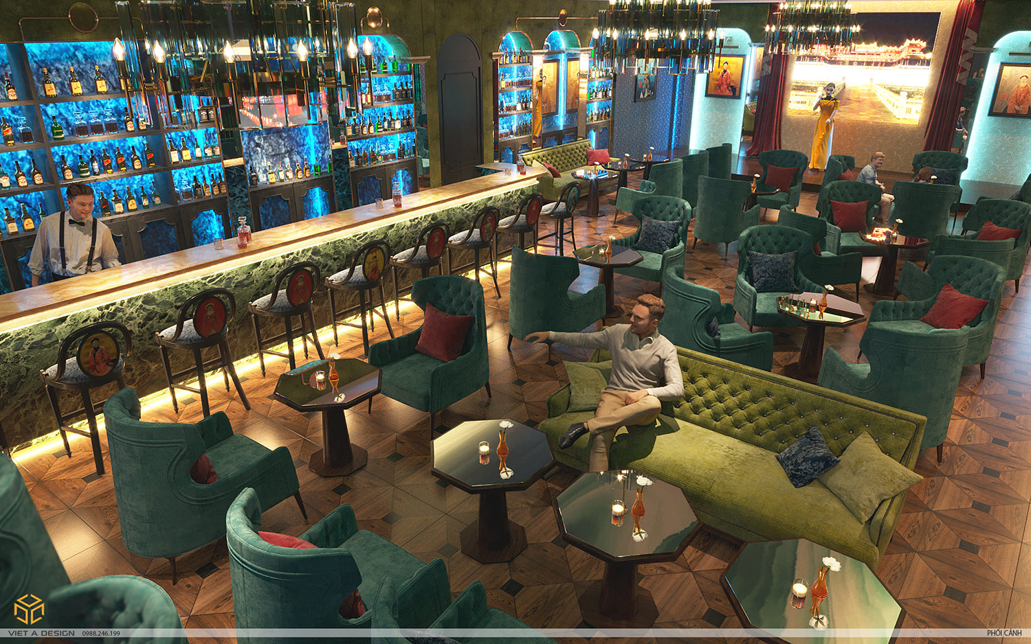 Bar nhà hàng Đức Dương - Hạ Long