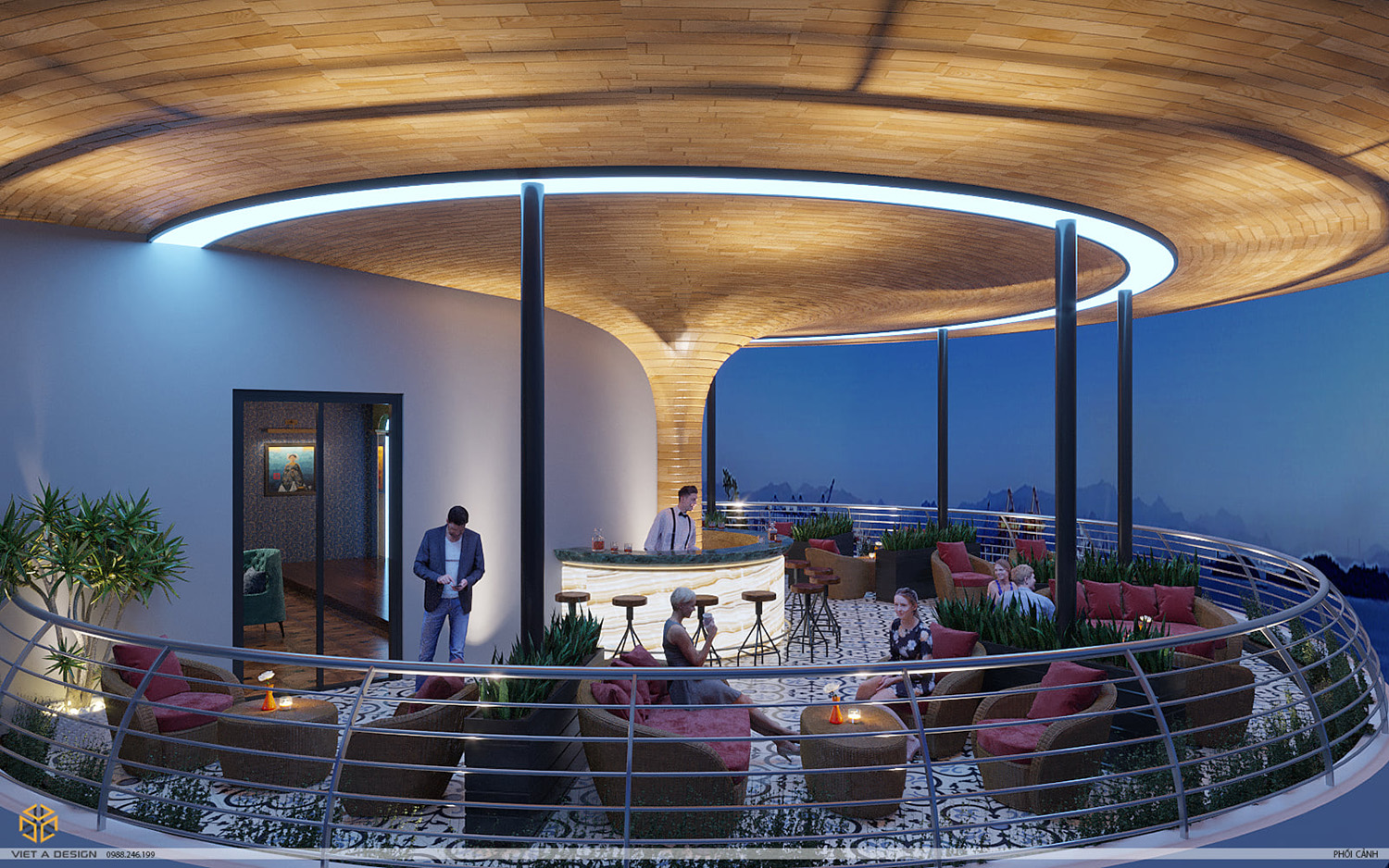 Bar nhà hàng Đức Dương - Hạ Long